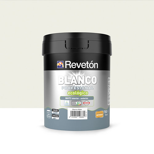 Pintura interior mate reveton blanco pro 0.75l 0540-r30b rosa violeta luminoso de la marca REVETÓN en acabado de color Gris / plata fabricado en Varios, ver descripción