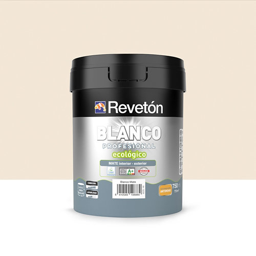Pintura interior mate reveton blanco pro 0.75l 1010-y90r nude empolvado de la marca REVETÓN en acabado de color Beige fabricado en Varios, ver descripción