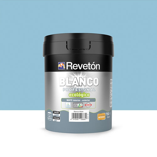 Pintura interior mate reveton pro 0.75l 3020-y70r marron avellana empolvado de la marca REVETÓN en acabado de color Azul fabricado en Varios, ver descripción