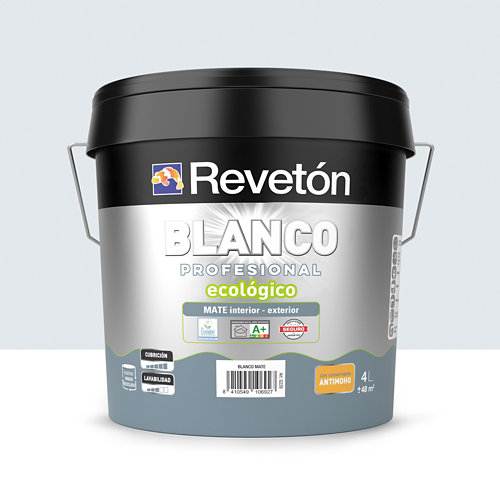 Pintura interior mate reveton pro 4l 1505-y60r neutro arena muy luminoso de la marca REVETÓN en acabado de color Gris / plata fabricado en Varios, ver descripción