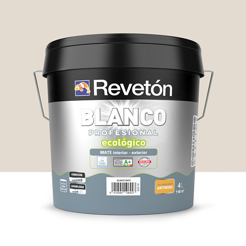 Pintura interior mate reveton pro 4l 2030-r50b lila oscuro de la marca REVETÓN en acabado de color Beige fabricado en Varios, ver descripción