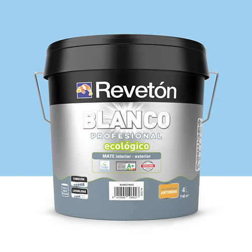 Pintura interior mate reveton pro 4l 5005-y80r neutro arena muy oscuro de la marca REVETÓN en acabado de color Azul fabricado en Varios, ver descripción