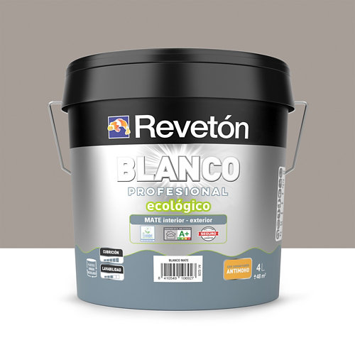Pintura interior mate reveton pro 4l 1030-y30r amarillo miel luminoso de la marca REVETÓN en acabado de color Beige fabricado en Varios, ver descripción