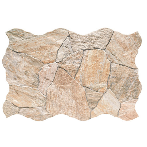 Suelo porcelánico deva 44x66 cm beige interior/exterior