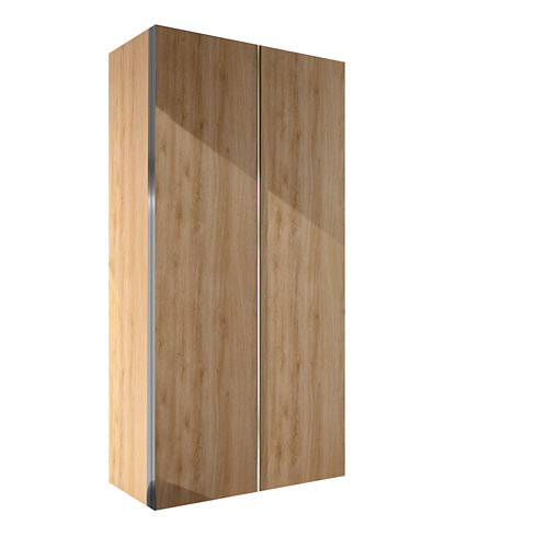 Guía puerta corredera industrial negro 180 cm 23 Armario spaceo home mallorca roble correderas interior roble 240x160x60cm