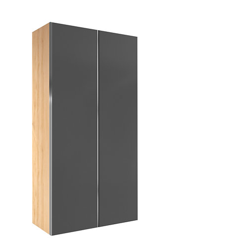 puerta lyon blanco de apertura izquierda de 125 cm 26 Armario spaceo home mallorca gris correderas interior roble 240x160x60cm
