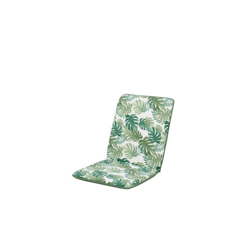 Cojín de exterior para silla y respaldo jungla verde