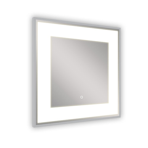 Espejo de baño con luz led millenium 80 x 80 cm