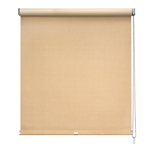 Estor enrollable opaco opac textil beige de 105x250cm
