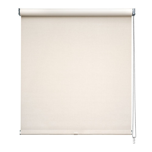 Estor enrollable opaco opac textil beige de 105x250cm