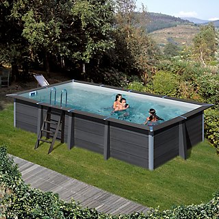 piscinas desmontables de acero y madera