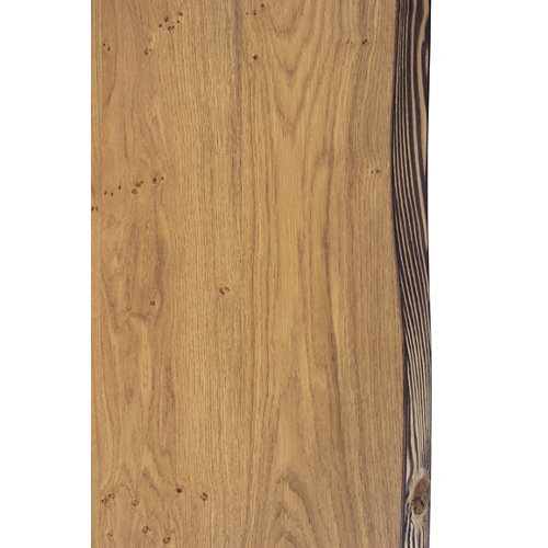 Mesa de madera roble nudo 1200x840x48 mm h380