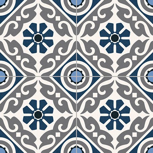 Suelo porcelánico musa 33.15x33.15 cm azul interior/exterior