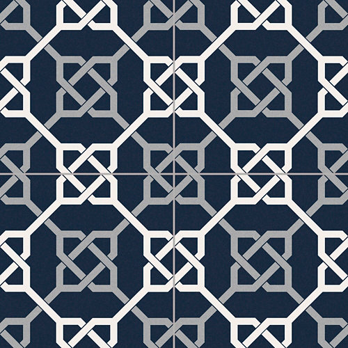 Suelo porcelánico nautic 33.15x33.15 cm azul interior/exterior