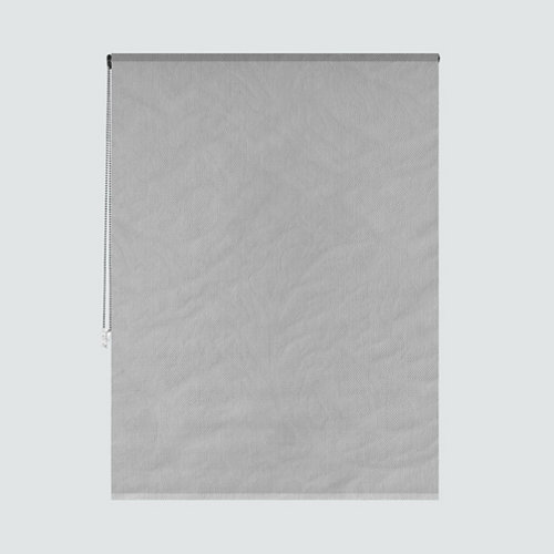 Estor enrollable vega gris de 135x250cm de la marca ANSAR DECO en acabado de color Gris / plata fabricado en Poliéster