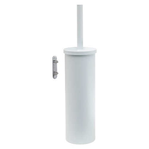 Escobillero flip blanco mate de la marca GEDY en acabado de color Blanco fabricado en Acero inoxidable