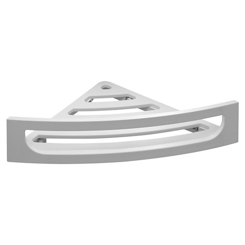 Rinconera de ducha clip blanco 23x7.5x23 cm de la marca GEDY en acabado de color Blanco fabricado en ABS