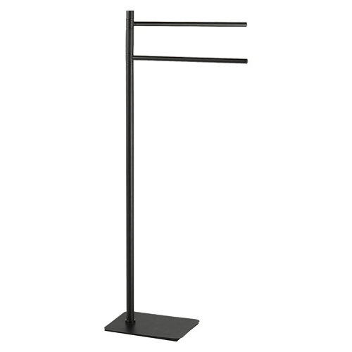 Toallero de pie artu negro mate 16.5x83.6 cm de la marca GEDY en acabado de color Negro fabricado en Acero inoxidable