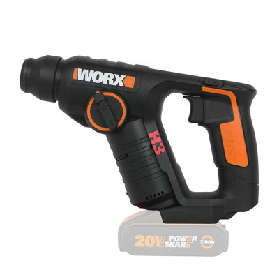Martillo a batería SDS+ H3 de 20V S/batería WORX POWERSHARE · LEROY MERLIN