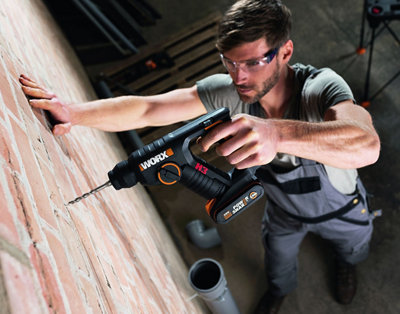 Martillo a batería SDS+ H3 de 20V S/batería WORX POWERSHARE · LEROY MERLIN