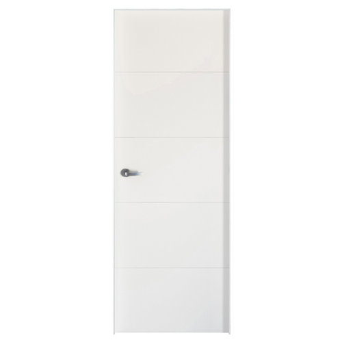 Conjunto de puerta lucerna plus blanco 82,5 cm derecha + kit de tapetas