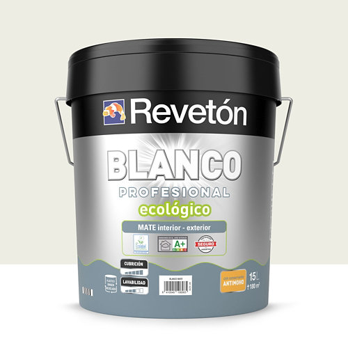 Pintura interior mate reveton pro 15l 2020-r10b rojo rosado empolvado de la marca REVETÓN en acabado de color Gris / plata fabricado en Varios, ver descripción