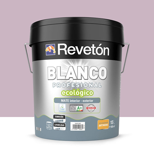 Pintura interior mate reveton pro 15l 3020-b10g azul verdoso oscuro de la marca REVETÓN en acabado de color Violeta fabricado en Varios, ver descripción
