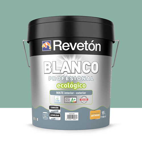 Pintura interior mate reveton pro 15l 1515-r rojo rosado empolvado