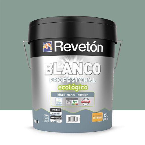 Pintura interior mate reveton pro 15l 1515-y10r amarillo avena luminoso