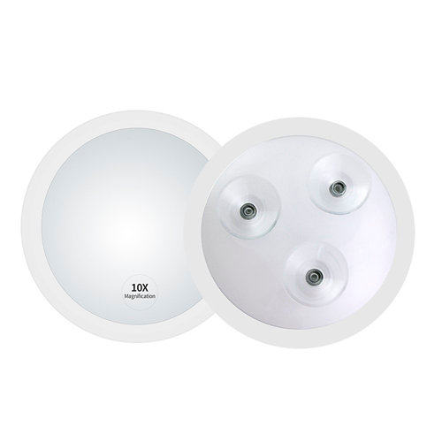 Espejo de aumento x7 blanco ventosa de la marca Blanca / Sin definir en acabado de color Blanco fabricado en Varios, ver descripción