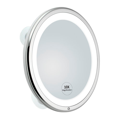 Espejo de aumento x7 ventosas cromo de la marca Blanca / Sin definir en acabado de color Gris / plata fabricado en Varios, ver descripción