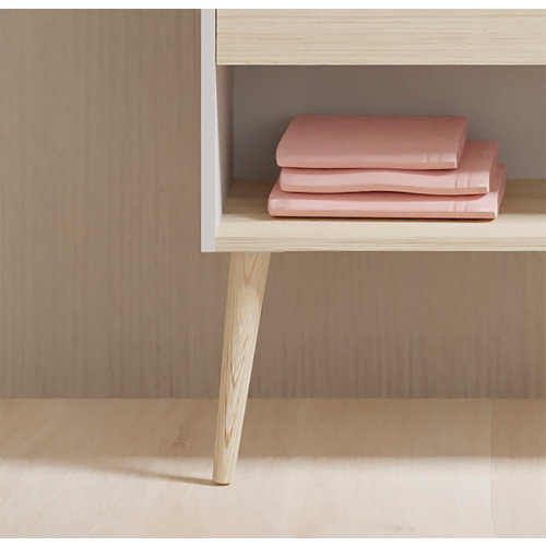 Mueble de baño con lavabo nara blanco 80x45 cm de la marca Blanca / Sin definir en acabado de color Blanco fabricado en Aglomerado