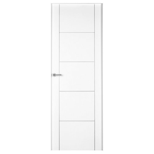 Conjunto de puerta noruega lacada blanco 62,5 cm derecha + kit de tapetas