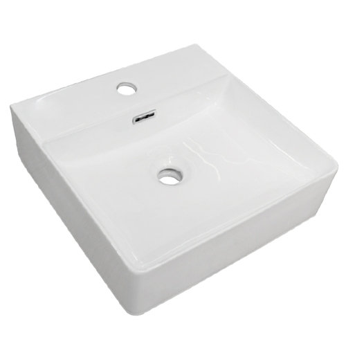 Lavabo tomillo square 12x42x42 cm blanco de la marca Blanca / Sin definir en acabado de color Blanco fabricado en Porcelana