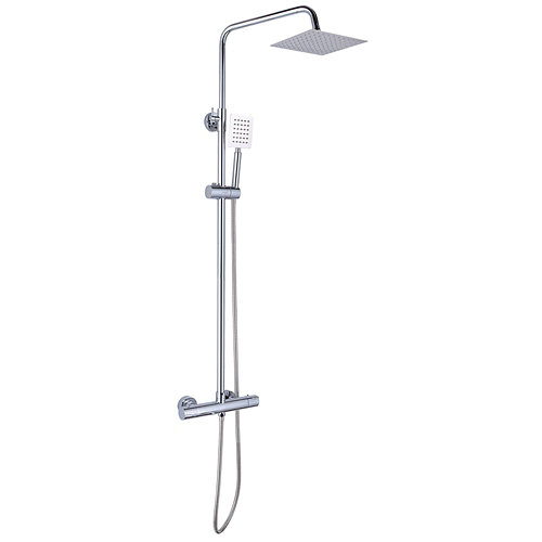 Barra de ducha monomando nilo de la marca Blanca / Sin definir en acabado de color Gris / plata fabricado en Acero inoxidable