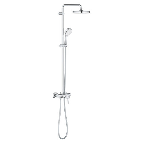 Columna de ducha monomando grohe start clova gris cromado
