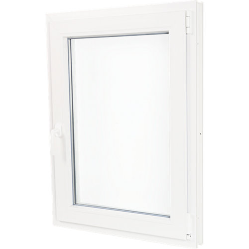 Ventana pvc blanca oscilobatiente derecha 75x100 cm