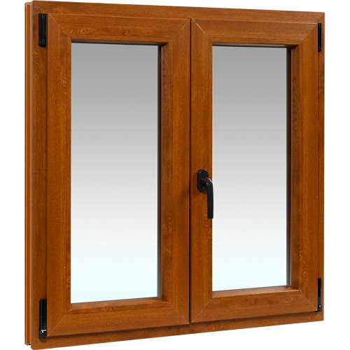 Jamba de madera rechapada blanco de 2,2 m 24 Ventana pvc artens roble oscilobatiente 100x100 cm