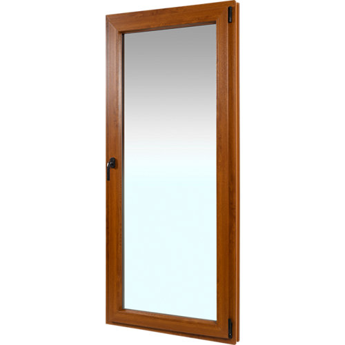 Balconera pvc roble abatible 90x200 cm