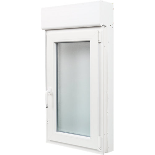 Ventana pvc artens blanca oscilobatiente persiana derecha 60x119 cm