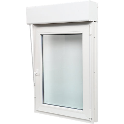 Ventana pvc artens blanca oscilobatiente persiana derecha 75x119 cm