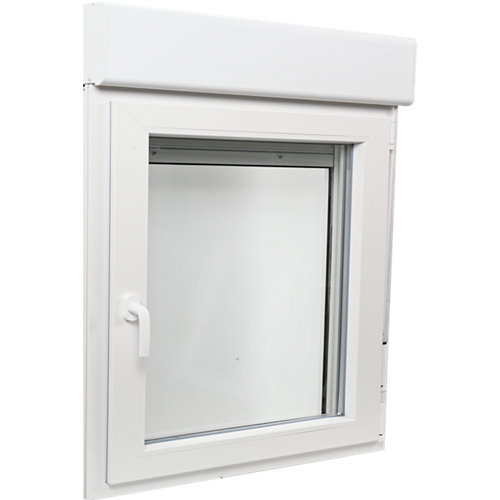 Puerta doble acristalada bari premium blanco d 9x115 cm 26 Ventana pvc artens blanca oscilobatiente persiana izquierda 75x139 cm guía