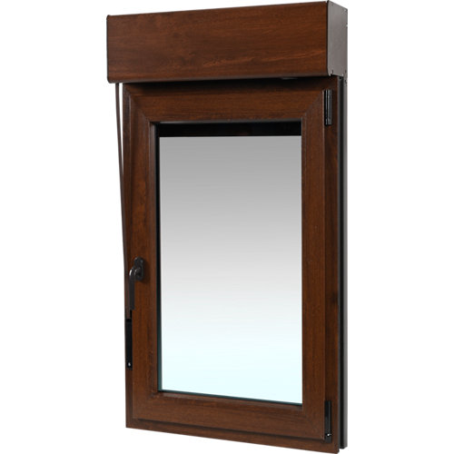 Puerta ciega lucerna premium blanco i 7x62,5 cm 27 Ventana pvc artens nogal oscilobatiente persiana derecha 75x139 cm