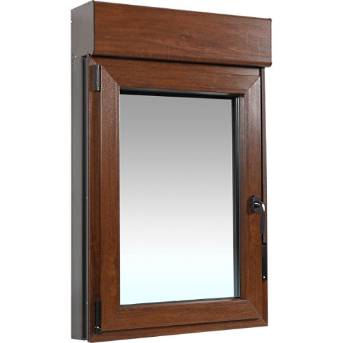 puerta bosco gris de apertura derecha de 62.5 cm 28 Ventana pvc artens nogal oscilobatiente persiana izquierda 75x119 cm guía