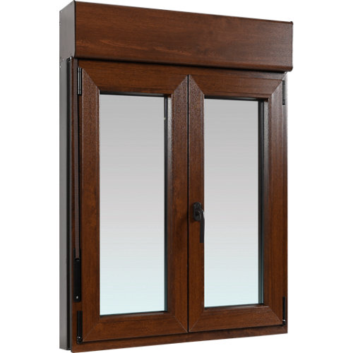 Mosquitera ventana blanco 46x94,5 cm 23 Ventana pvc artens nogal oscilobatiente persiana 100x139 cm guía