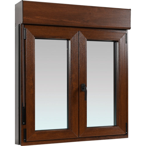 puerta holanda blanco de apertura derecha de 115 cm 25 Ventana pvc artens nogal oscilobatiente persiana 120x139 cm guía