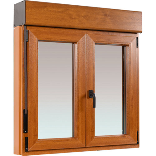Armario spaceo home lucerna blanco aba amort interior blanco 240x160x60cm 25 Ventana pvc artens roble oscilobatiente persiana 120x129 cm guía