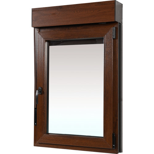 Kit de peldaños cube para escaleras de diametro 138cm cromo/nogal 27 Ventana pvc nogal oscilobatiente persiana derecha 75x115