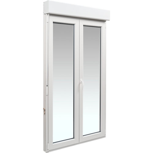 puerta bayona blanco de apertura derecha de 125 cm 28 Balconera pvc artens blanca oscilobatiente persiana 120x229 cm