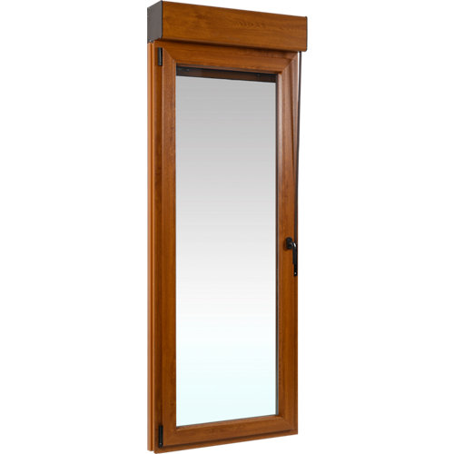 puerta niza gris de apertura izquierda de 82.5 cm 23 Balconera pvc artens roble oscilobatiente persiana izquierda 85x229 cm